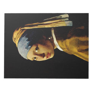 The Girl with a Turban/Girl with the Pearl Earring Notepad