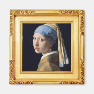 The Girl with the Pearl Earring by Vermeer Magnet