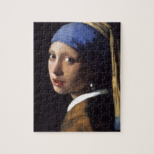 The Girl With The Pearl Earring Jigsaw Puzzle | Zazzle.com