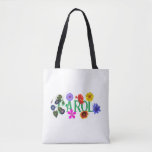 The Girlfriend 'Wildflowers' Tote Bag<br><div class="desc">This colorful name tote bag from the 'Wildflowers' collection will accompany you, or a friend, in style and with verve while grocery shopping, carrying your favorite books or during any other errand a busy day requires. A very special gift to a best pal, favorite family member, or a deserved treat...</div>