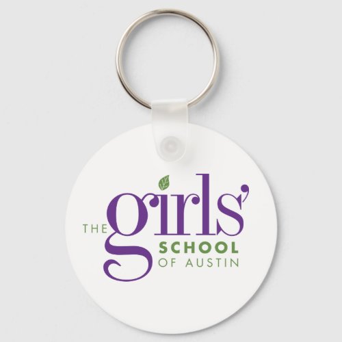 The Girls School of Austin Logo Keychain