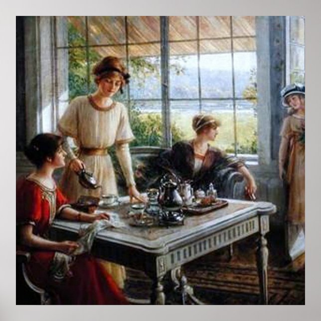 the girls/women together by Albert Lynch,belle epo Poster (Front)
