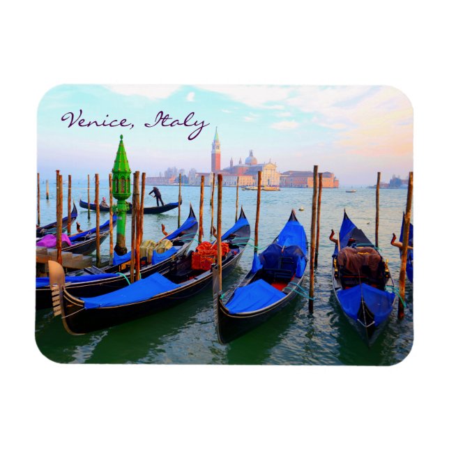 The Giudecca Canal Seen From Sestiere San Marco Magnet (Horizontal)