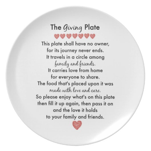 The Giving Plate (Front)