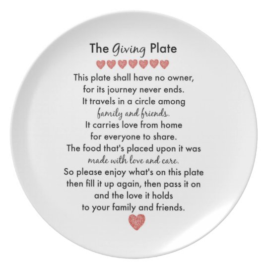 Template The Giving Plate Poem Printable Printable Word Searches