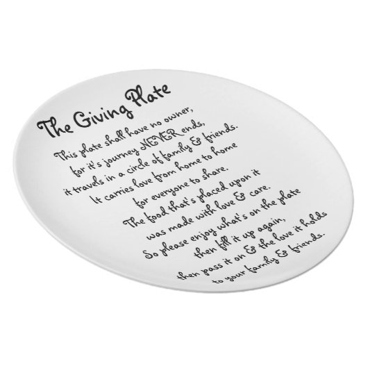 The Giving Plate (Right Side)