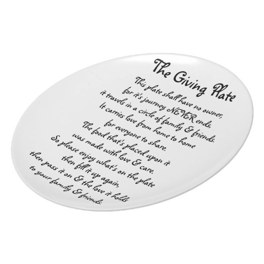 The Giving Plate (Left Side)