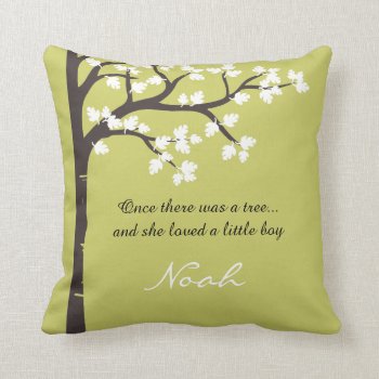 The Giving Tree Throw Pillow by beautifullygifted at Zazzle