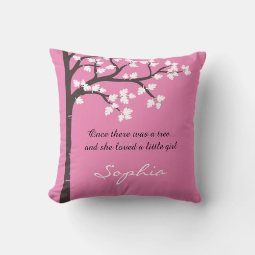 The Giving Tree Throw Pillow