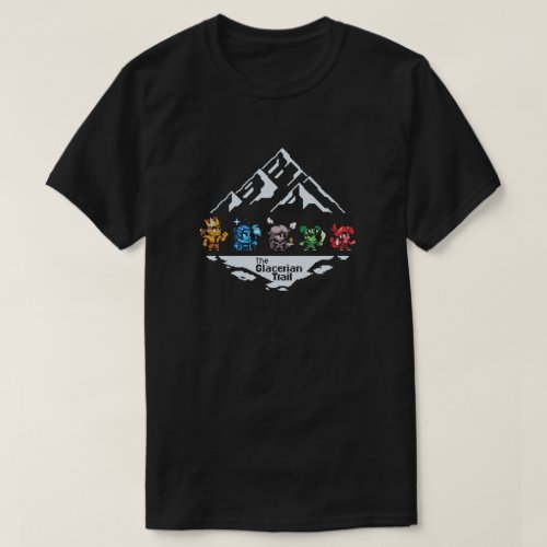The Glacerian Trail  Black T_Shirt