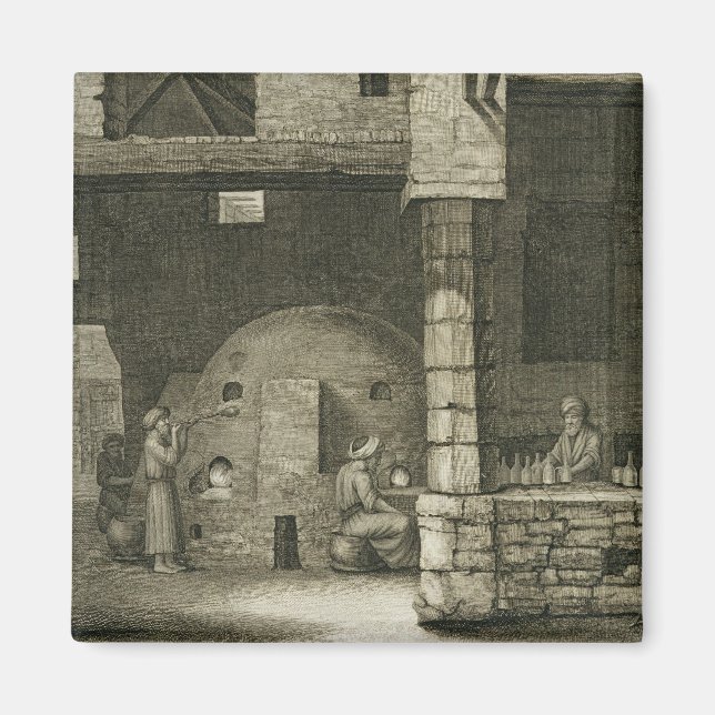 The Glass Bottle Maker, from Volume II Arts and Tr Magnet (Front)