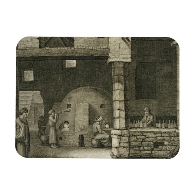 The Glass Bottle Maker, from Volume II Arts and Tr Magnet (Horizontal)