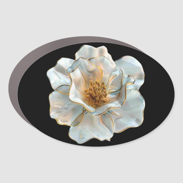 The Glass Daffodil  Car Magnet (Front)