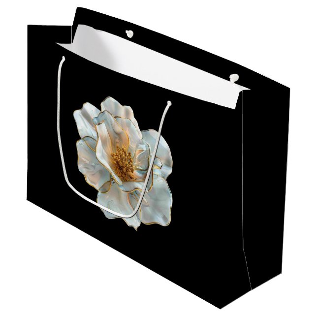 The Glass Daffodil  Large Gift Bag (Front Angled)