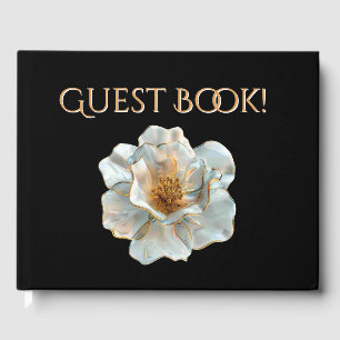 The Glass Daffodil Personal Spine Guest Book