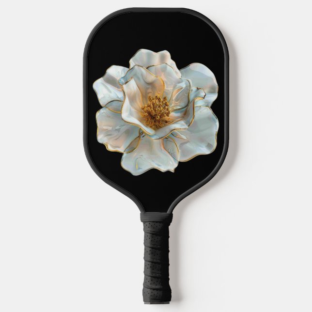 The Glass Daffodil  Pickleball Paddle (Front)