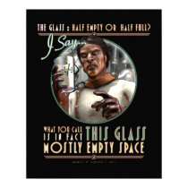 The Glass: Mostly Empty Space (16x20") Poster