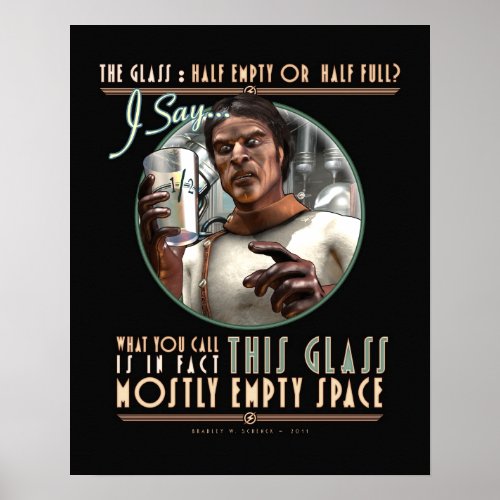 The Glass: Mostly Empty Space (16x20