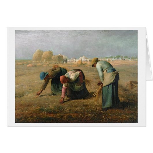 The Gleaners, 1857 Cards (Front Horizontal)