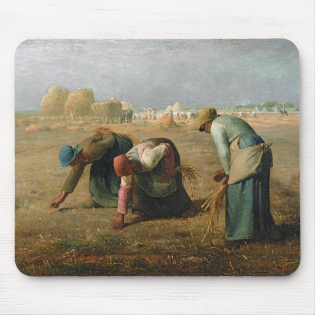 The Gleaners, 1857 Mouse Pad (Front)