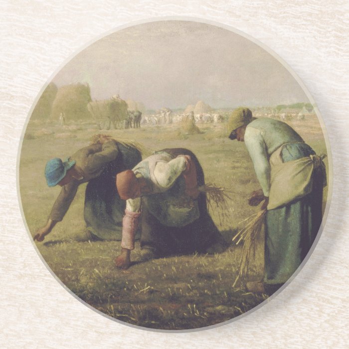 The Gleaners by Jean François Millet 1857 Drink Coaster