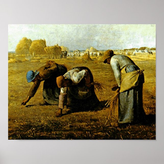 The Gleaners by Jean-Francois Millet Poster (Front)