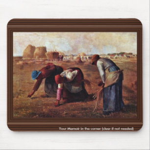 The Gleaners By Millet  (Best Quality) Mouse Pad