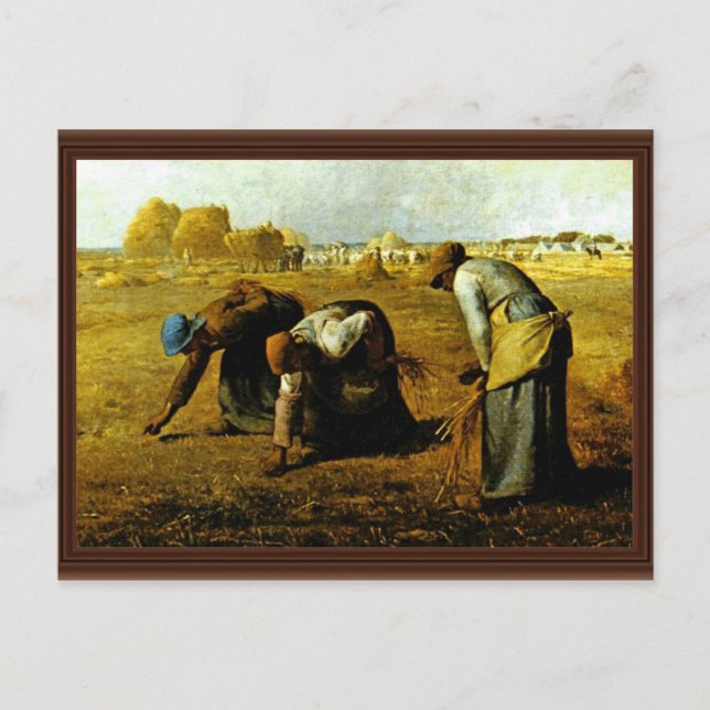 The Gleaners,  By Millet  (Best Quality) Postcard (Front)