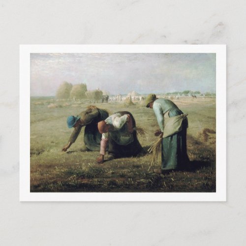 The Gleaners Jean_Francois Millet 1857 Postcard