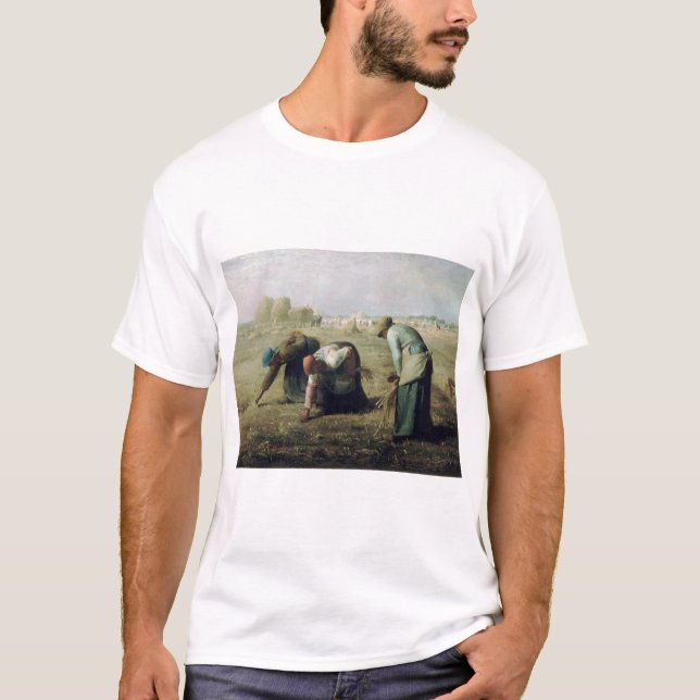 The Gleaners, Jean-Francois Millet, 1857 T-Shirt (Front)