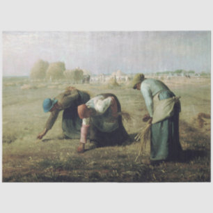The Gleaners, Jean-Francois Millet, 1857 Tissue Paper