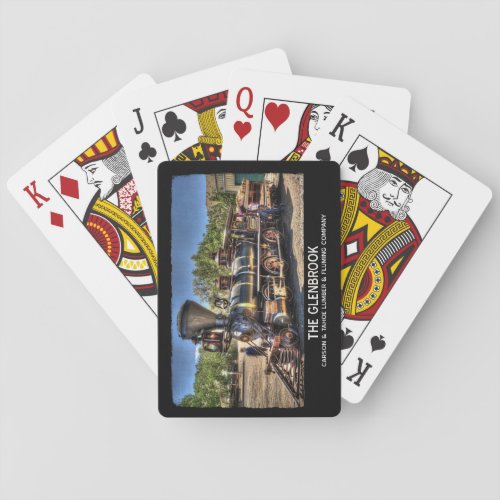 The Glenbrook Steam Locomotive _ Carson  Tahoe Playing Cards