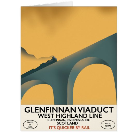 The Glenfinnan Viaduct Scotland. (Front)
