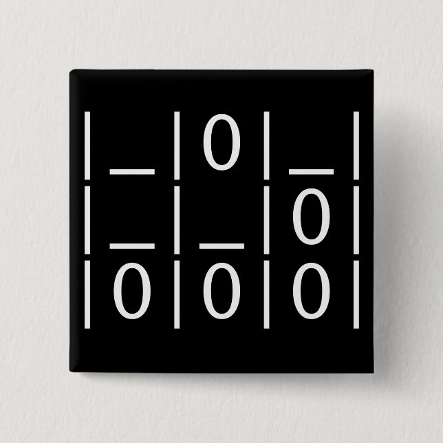 The Glider: A Universal Hacker Emblem Button (Front)