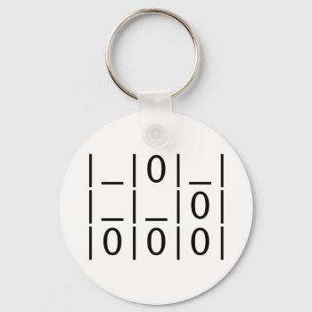 The Glider: A Universal Hacker Emblem Keychain by zortmeister at Zazzle