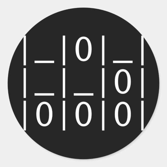 The Glider: A Universal Hacker Emblem Sticker (Front)