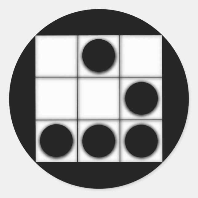 The Glider: A Universal Hacker Emblem Sticker (Front)