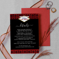 The Glitter Damask Las Vegas Wedding Collection
