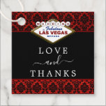 The Glitter Damask Las Vegas Wedding Collection Favor Tags<br><div class="desc">Celebrate in style with these stylish and very trendy wedding tags. This design is easy to personalize with your special event wording and your guests will be thrilled when they see these fabulous tags.</div>