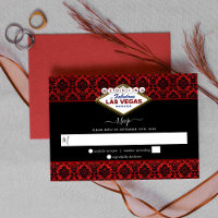 The Glitter Damask Las Vegas Wedding Collection