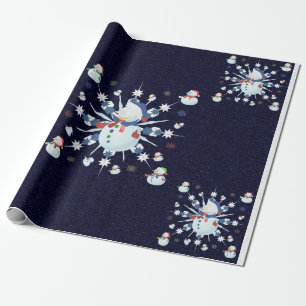 The Glittery Christmas Snowman - Wrapping Paper