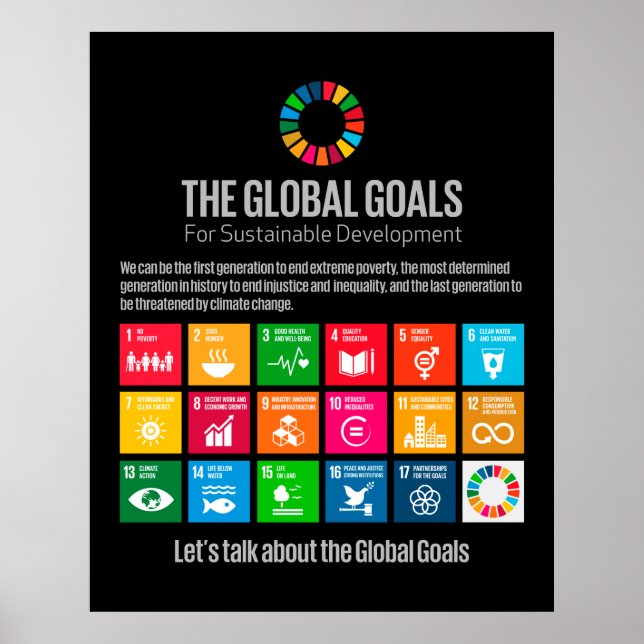 The Global Goals Poster (Front)