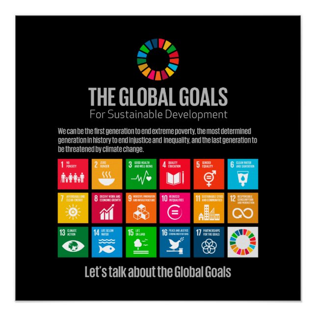The Global Goals Poster (Front)