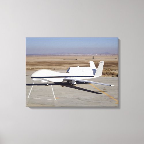 The Global Hawk unmanned aircraft Canvas Print