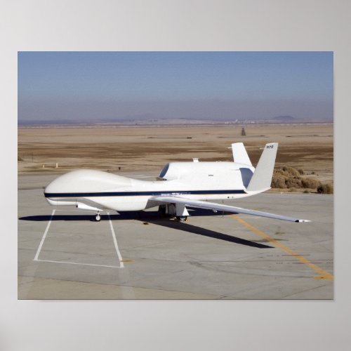 The Global Hawk unmanned aircraft Poster