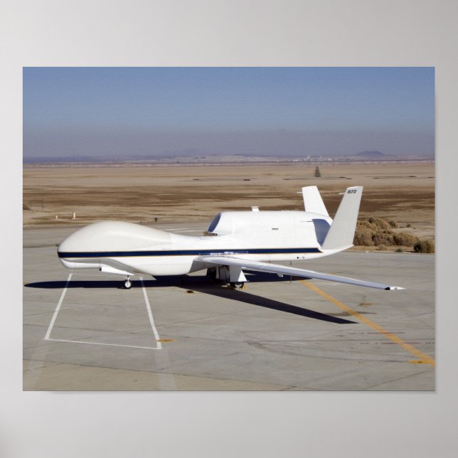 The Global Hawk unmanned aircraft Poster (Front)