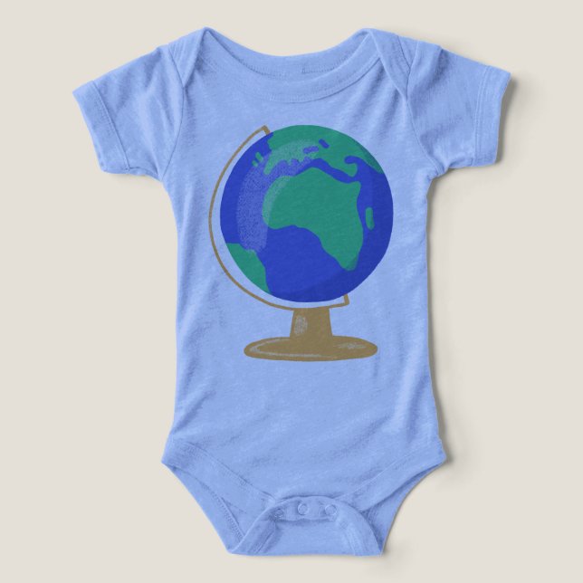 the globe infant t-shirt (Design Front)