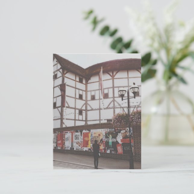 The Globe Theater - London - UK  Holiday Postcard (Standing Front)