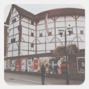 The Globe Theater - London - UK Square Sticker