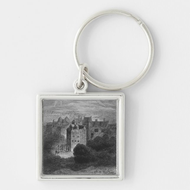The Globe Theatre, Bankside, Southwark Keychain (Front)